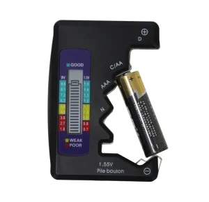 BT886 Battery Capacity Checker Battery Tester 1.5V 9V Battery Analyzer for C AA AAA D N 9V SR44 LR44 1.55V Button Cell