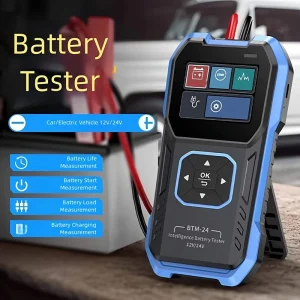 BTM-24 Automotive Battery Tester Electric Vehicle Battery Life Capacity 12V24V Voltage and CCA Energy Tester