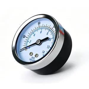 Back Connection General Air Pressure Gauge 0 14 Bar Dry Pressure Meter Compressor Water Gas Pressure Manometer