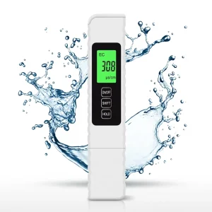 Backlight EC Meter Digital 3 in 1 TDS Temperature EC Meter Direct Drinking Water Hardness Test