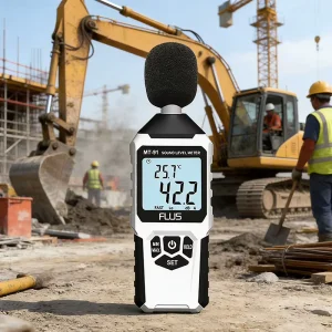 Backlight LCD 35dB-135dB Smart Noise Decibel Meter Audio Tester Noise Testing Digital Sound Level Meter