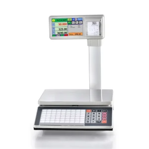Barcode Label Printing Scale Digital Weighing Cash Register Scale 30kg Supermarket Price Computing Scale