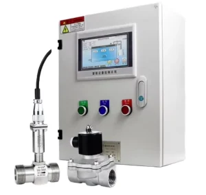 Batch Water Filling Controller Stainless Steel DN25 Connect Flow Meter Valve for Liquid Gas Oil Pulse 4-20mA RS485 Output