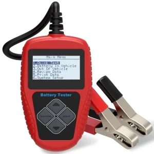 Battery Analyzer Car Battery Tester 12V 100-2000CCA Starting Charging System 1.5 Screen Multi Languages Diagnostic