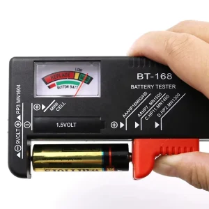 Battery Capacity Tester Measuring Instrument AA AAA C D 9V 1.5V Battery Tester Test Instrument BT 168