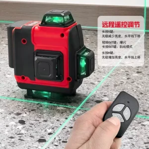 Battery Lithium Tools Set Box Laser Level 360 Level Measuring Instruments 16 Lines 4d Laser Level