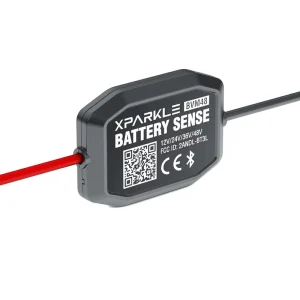 Battery Monitor for 12V 24V 36V 48V Systems Xparkle Battery Sense Bluetooth Device Checks Voltage and Battery Status in Vehicles