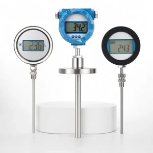 Battery Powered Digital Temperature Gauge PT100 High Accuracy IP65 Explosion Proof Corrosion Resistant Industrial Thermometer