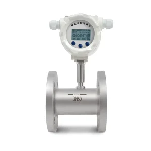 Battery Powered LCD Digital Turbine Flow Meter Stainless Steel Flowmeter for Milk Water Oil Diesel Beverage Measurement