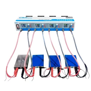 Battery Tester 4 Channel Lithium Battery 50A Charge Discharge Tester for Li-ion LiFePO4 4 Channels Battery Capacity Tester