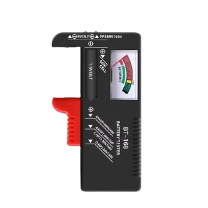 Battery Tester Universal Battery Checker Small Battery Testers for AAA AA C D 9V 1.5V Button Cell Model BT-168