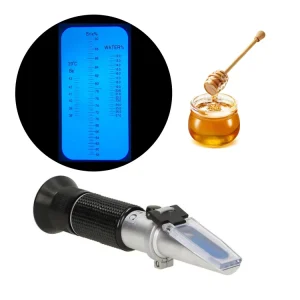 Beekeeping Supplies Hand Refractometer for Honey Pure Aluminum Styles