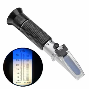Beer Testing Equipment Brix 0-32% and 1.000-1.120 SG Wort Pure Aluminum Styles