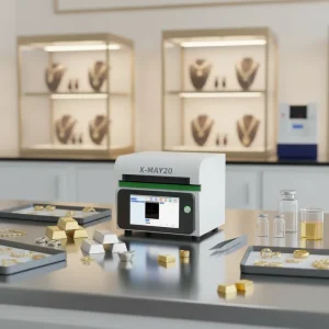 Benchtop Gold Purity Testing Machine XRF Spectrometer for Jewelry Shops Pawnshops Fast 5s Karat Analysis