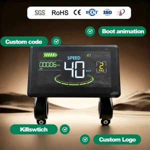 Bicycle Accessories H6C Manufacture Bicycles Screen Ebike Bike Computer Bicycle Display for Bike Speedometer for Mountain Bike