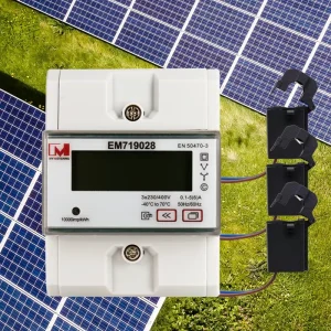 Bidirectional 3 Phase CT Energy Meter with RS485 Modbus RTU Current Transform Multi rate for Commercial Measurement