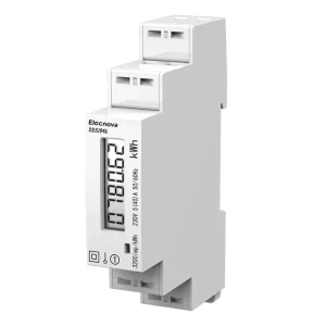 Bidirectional Energy Meter Single Phase RS458 Din Rail Mounted Digital Energy Meter for Power Monitoring