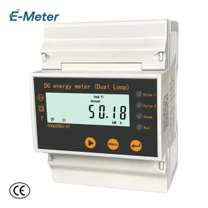 Bidirectional RS485 Interface and DC Power Energy Meter for Smart EV Charging Station Management and Monitoring