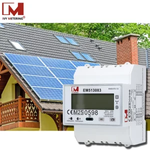 Bidirectional Smart Energy Meter Electrical Power Meter with RS485 Modbus RTU Four Measurement