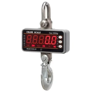 Big LCD Screen 200kg 400kg 500kg 600kg 1000kg Industry Digital Weight Electronic Weighing Crane Hanging Scale for Pig