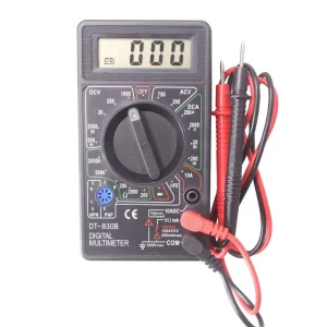 Black Handheld Easy-to-use Digital Multimeter