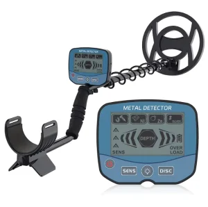 Blue Industrial Gold Metal Treasure Hunting Detector IP65 Waterproof 25 Inch Sensitivity GT770J Model