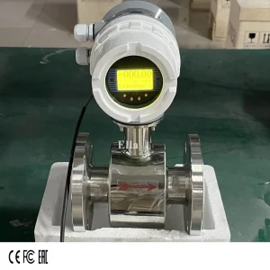 Bluetooth Type SS304 PTFE Lining Can Measure Conductive Liquid Concentrated Acid Electromagnetic Flow Meter