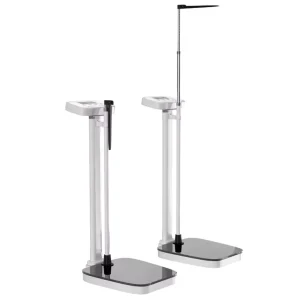 Body Scale 200kg Household Electric Plug in Dual purpose Medical Store Electronic Height Scale With Height Rod