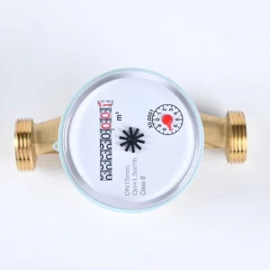 Brass Body Single-Jet Water Meter IP68 OEM MAP10 Pressure Rated 2.5m3/h Flow Rate for Municipal Water Supply