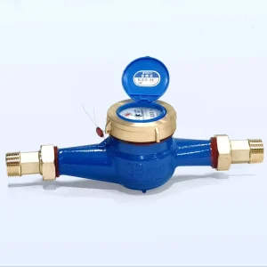 Brass IP68 OEM 2 Inch Mechanical Water Flow Meter 1 Year Warranty