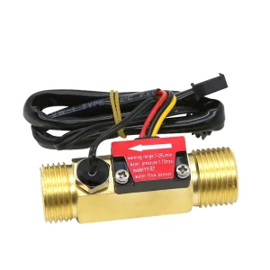 Brass NPN Hall Water Flow Sensor 1/2″ 3/4″ 1″ DN15 DN20 DN25 1.75MPa DC3.5~24V Electric