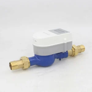 Brass Prepaid Water Meter with IP65 Protection OEM Customizable for Household Use