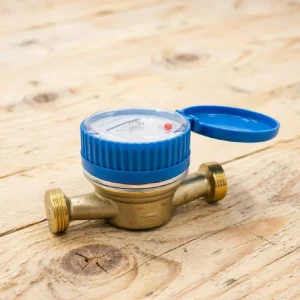 Brass Small Domestic Single Jet Mechanical Cold Hot Water Meter