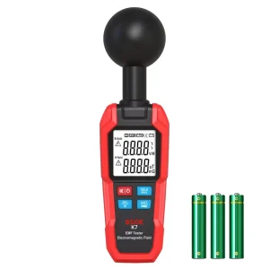 Bside Electromagnetic Radiation Detector K7 Portable LCD X ray Detection Radiometer Temperature Tester Dosimeter Tool 6 Month
