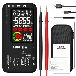 Bside S30X Smart Digital Multimeter Tester with Large Screen Infrared Temperature Measurement OEM Customizable