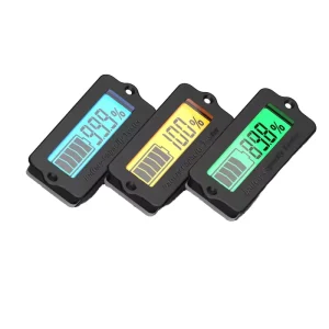 Built in Type Battery Tester LCD Digital Battery Capacity Indicator with Voltage Type and 63V Max for Lithium Battery