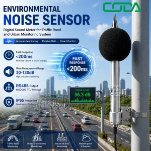 CDW-13B Fast Response Environmental Noise Sensor with Less Than 200ms Speed for Traffic Road and Urban Monitoring