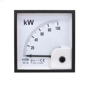 CE Approved BE-96 3P3W 100kW 380V 200/5A Analog AC Panel Mounting Power Meters