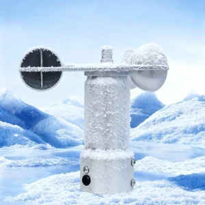 CE Certification RS485 Modbus Digital All in One Anti icing Cast Aluminum Self Heating Combined Anemometer and Wind Vane Sensor