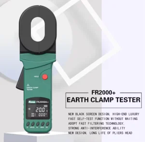 CE Certified Clamp Tester Meter 0.01~500Ohm 0~20A Anti-Interference Electrical Detection Instrument for Leak Loop for Test OEM