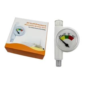 CE Certified Electric Animal Pressure Manometer for Cats Dogs Endotracheal Intubation Balloon Gauge Saturation Detection