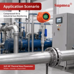 CE Certified Industrial Thermal Gas Mass Flowmeter Flow Meter