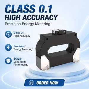 CE Certified Precision High Accuracy Class 0.1 Current Transformer for Smart Energy Meter Solar PV EV Charging Metering Solution