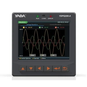 CE Certified RS485 Ethernet Harmonic Monitoring Three Phase Power Quality Analyzer for Data Center Solar PV EV Charging Solution