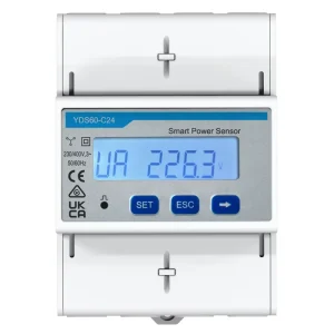 CE Certified Three Phase DIN Rail Mounted Digital Energy Meter with LCD Display Kilowatt Hour Electric Power Kilowatt Hour Meter