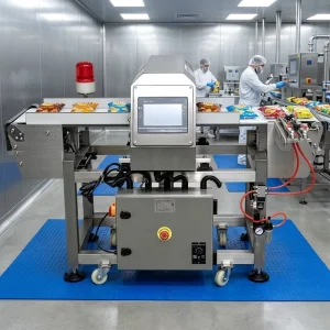 CE ISO Certified Conveyor Belt Metal Detector for Food Safety Inspection Ferrous 1.0mm Non Ferrous 1.2mm SUS 1.5mm