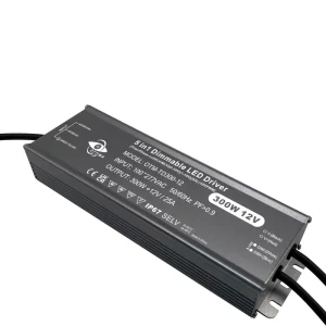 CE Triac 0-10V 1-10V Potentiometer 10V PWM (5 in 1) Dimmable 300W Led Driver
