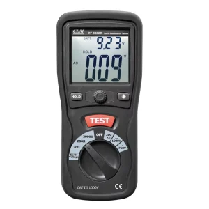 CEM DT 5300B Earth Ground Resistance Testers Backlight Low Battery Indication Digital Only Megohm Resistance Meter