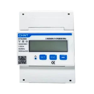 CHINT DTSU666 Low Voltage Modular Three Phase DIN Rail Meter with Safety Accuracy Class 1 0-999kWh