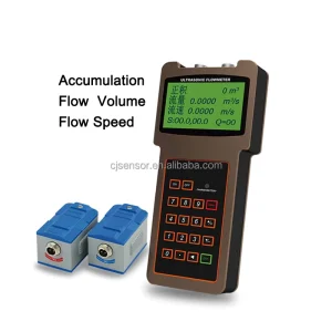 CJMF-03 Variable Area Water Flowmeter Transducer OEM Large Size Digital LCD ABS Material +/-1% Accuracy +-32 m/s Flow